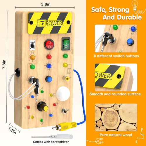 Soniee Montessori Busy Board